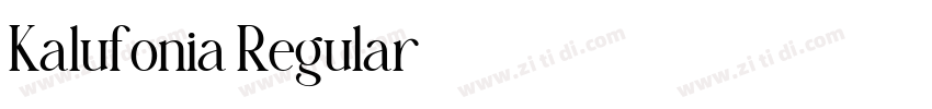 Kalufonia Regular字体转换 Kalufonia Regular字体转换